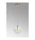 Marshall 18cm Single Pendant 1 x G9 Satin Nickel/Iridescent Plated-9