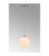 Marshall 18cm Single Pendant 1 x G9 Satin Nickel/Opal-3