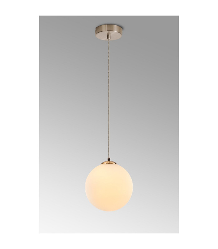 Marshall 18cm Single Pendant 1 x G9 Satin Nickel/Opal-3