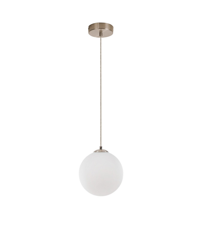 Marshall 18cm Single Pendant 1 x G9 Satin Nickel/Opal-5