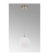 Marshall 18cm Single Pendant 1 x G9 Satin Nickel/Opal-9