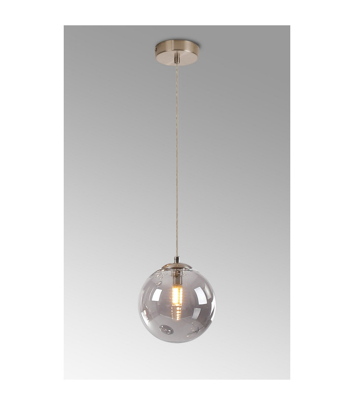 Marshall 18cm Single Pendant 1 x G9 Satin Nickel/Smoke Plated-3
