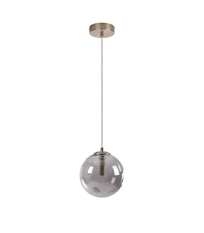 Marshall 18cm Single Pendant 1 x G9 Satin Nickel/Smoke Plated-5