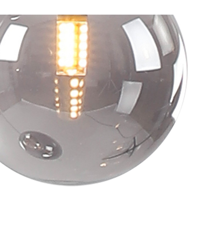 Marshall 18cm Single Pendant 1 x G9 Satin Nickel/Smoke Plated-8