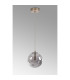 Marshall 18cm Single Pendant 1 x G9 Satin Nickel/Smoke Plated-9