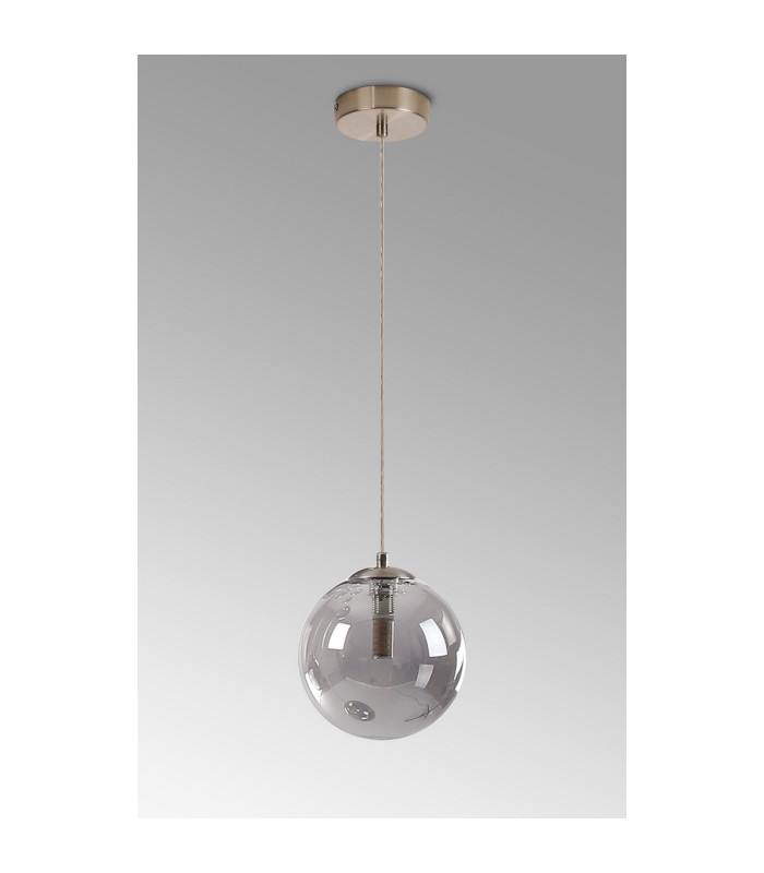 Marshall 18cm Single Pendant 1 x G9 Satin Nickel/Smoke Plated-9