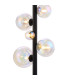 Marshall Floor Lamp 11 x G9 Satin Black Iridescent Plated Glass-6