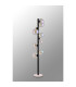 Marshall Floor Lamp 11 x G9 Satin Black Iridescent Plated Glass-8