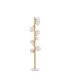 Marshall Floor Lamp 11 x G9 Satin Gold Iridescent Plated Glass-1