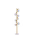 Marshall Floor Lamp 11 x G9 Satin Gold Iridescent Plated Glass-4