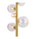 Marshall Floor Lamp 11 x G9 Satin Gold Iridescent Plated Glass-6
