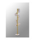 Marshall Floor Lamp 11 x G9 Satin Gold Iridescent Plated Glass-8