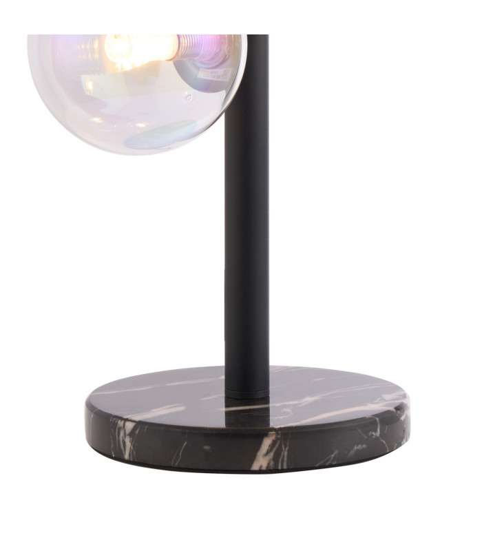 Marshall Table Lamp 4 x G9 Satin Black Iridescent Plated Glass-5
