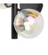 Marshall Wall Lamp 3 x G9 Satin Black Iridescent Plated Glass-7