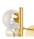 Marshall Wall Lamp 3 x G9 Satin Gold Iridescent Plated Glass-6