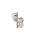 Marshall Wall Lamp 3 x G9 Satin Nickel Iridescent Plated Glass-4