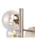 Marshall Wall Lamp 3 x G9 Satin Nickel Iridescent Plated Glass-6
