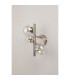 Marshall Wall Lamp 3 x G9 Satin Nickel Iridescent Plated Glass-7