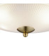 DeRuyter 34cm 2 Light E27 Flush Ceiling Light Antique Brass/Frosted Glass-8