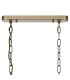 DeRuyter Semi Flush/Pendant Bar 2 Light Adjustable E27 Antique Brass/Amber Glass-6