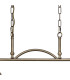 DeRuyter Semi Flush/Pendant Bar 2 Light Adjustable E27 Antique Brass/Frosted Glass-7
