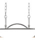 DeRuyter Semi Flush/Pendant Bar 2 Light Adjustable E27 Polished Nickel/Amber Glass-7
