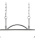 DeRuyter Semi Flush/Pendant Bar 2 Light Adjustable E27 Polished Nickel/Smoke Glass-7
