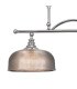 DeRuyter Semi Flush/Pendant Bar 2 Light Adjustable E27 Polished Nickel/Smoke Glass-8