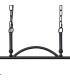 DeRuyter Semi Flush/Pendant Bar 2 Light Adjustable E27 Satin Black/Clear Glass-7