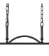 DeRuyter Semi Flush/Pendant Bar 2 Light Adjustable E27 Satin Black/Frosted Glass-8