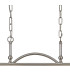 DeRuyter Semi Flush/Pendant Bar 2 Light Adjustable E27 Satin Nickel/Clear Glass-7