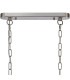 DeRuyter Semi Flush/Pendant Bar 2 Light Adjustable E27 Satin Nickel/Smoke Glass-5