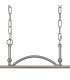 DeRuyter Semi Flush/Pendant Bar 2 Light Adjustable E27 Satin Nickel/Smoke Glass-7