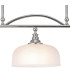 DeRuyter Semi Flush/Pendant Bar 3 Light Adjustable E27 Polished Nickel/Frosted Glass-8