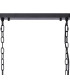 DeRuyter Semi Flush/Pendant Bar 3 Light Adjustable E27 Satin Black/Clear Glass-6
