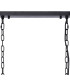 DeRuyter Semi Flush/Pendant Bar 3 Light Adjustable E27 Satin Black/Smoke Glass-6