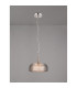 DeRuyter 27cm Flush/Single Pendant 1 Light Adjustable E27 Polished Nickel/Smoke Glass-3