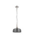 DeRuyter 27cm Flush/Single Pendant 1 Light Adjustable E27 Polished Nickel/Smoke Glass-5