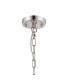 DeRuyter 27cm Flush/Single Pendant 1 Light Adjustable E27 Polished Nickel/Smoke Glass-6