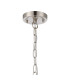 DeRuyter 27cm Flush/Single Pendant 1 Light Adjustable E27 Satin Nickel/Amber Glass-6