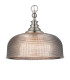 DeRuyter 27cm Flush/Single Pendant 1 Light Adjustable E27 Satin Nickel/Smoke Glass-7