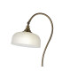 DeRuyter Floor Lamp 1 Light E27 Antique Brass/Frosted Glass-5