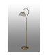 DeRuyter Floor Lamp 1 Light E27 Antique Brass/Frosted Glass-8