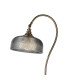 DeRuyter Floor Lamp 1 Light E27 Antique Brass/Smoke Glass-5