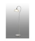 DeRuyter Floor Lamp 1 Light E27 Polished Nickel/Frosted Glass-3