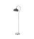 DeRuyter Floor Lamp 1 Light E27 Polished Nickel/Smoke Glass-4
