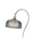 DeRuyter Floor Lamp 1 Light E27 Polished Nickel/Smoke Glass-5