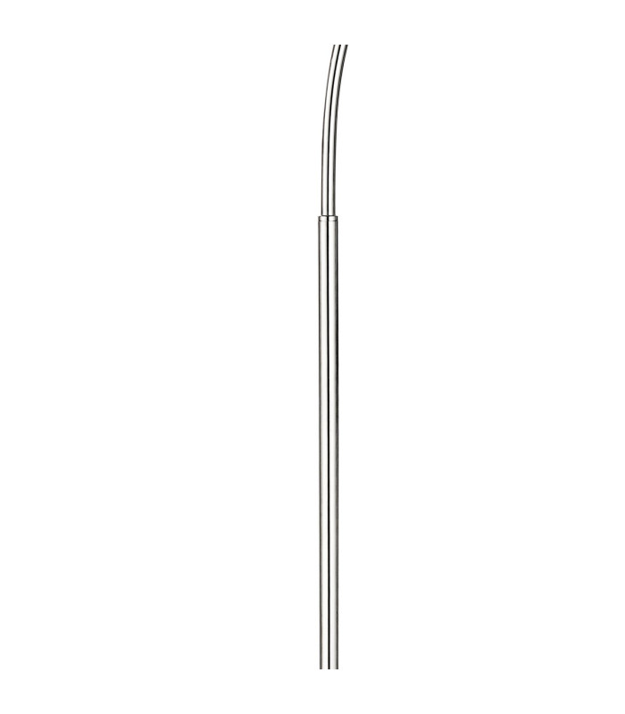 DeRuyter Floor Lamp 1 Light E27 Polished Nickel/Smoke Glass-6