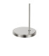 DeRuyter Floor Lamp 1 Light E27 Polished Nickel/Smoke Glass-7
