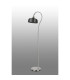 DeRuyter Floor Lamp 1 Light E27 Polished Nickel/Smoke Glass-8